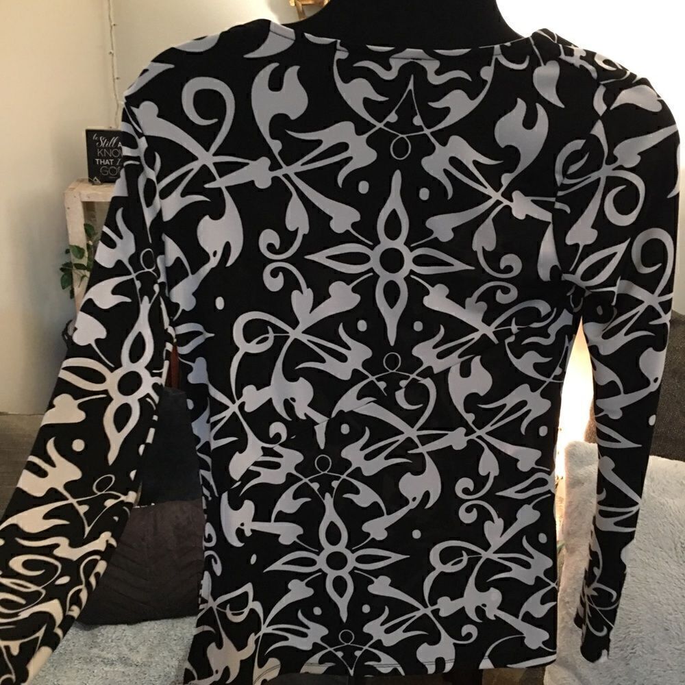 Narsisco Rodriguez Slant neck Rayon/spandex Top - Picture 3 of 6